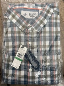 Penguin By Munsingwear Classic Fit Long Sleeve Button Shirt Sz Large - Picture 1 of 5