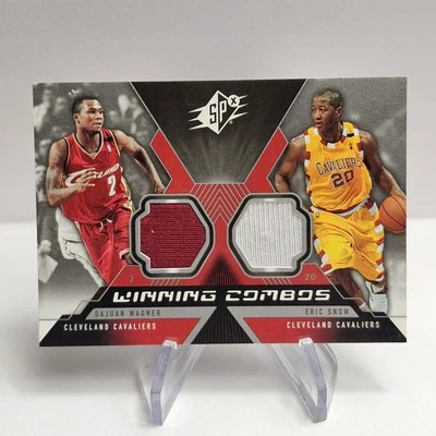 Camiseta deportiva 2005-06 SPx Winning Combos Materials Dajuan Wagner Eric Snow #WC-WS $$$ Foto 1 de 2