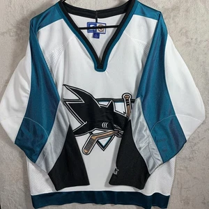 Vintage Starter San Jose Sharks Hockey Jersey 90’s Men’s Size XL - Picture 1 of 2
