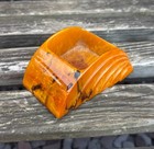 Art Deco Butterscotch Amber Carvacraft Bakelite Holder 157 Grams