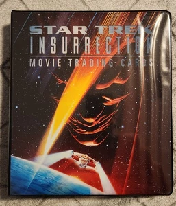 Star Trek Insurrection Binder 1998 conjunto base/mini conjunto maestro autógrafos Skybox - Imagen 1 de 16