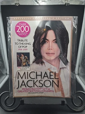 Michael Jackson Exclusive Collectors Edition Magazine 200 Photos & Full Poster - Image 1 of 4