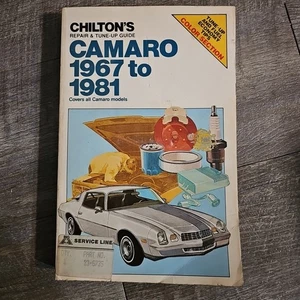 Chiltons Repair Manual and Tune Up Guide 6735 Camaro 1967-81 - Imagen 1 de 11