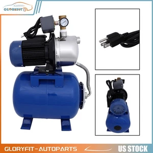 1HP 110V Shallow Well Jet Pump W/ Pressure Switch 12.3GPM Booster Water 2800L/H - Picture 1 of 21