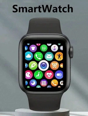 Reloj Inteligente para Hombre Mujer Deportivo Relojes Digital Negro Blanco - Image 1 of 4