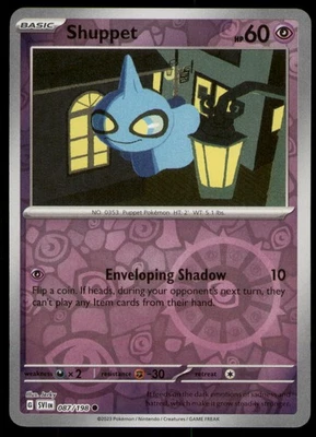 Shuppet 087/198 Reverse Holo SV01: Scarlet & Violet Base Set  NM - Image 1 of 2