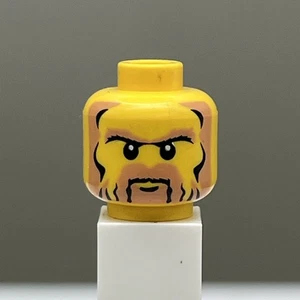 lego minifigure Head / Smile With Beard - Lego City / Minifig Parts / Blond - Picture 1 of 1