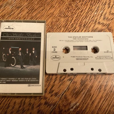 The Statler Brothers - 10th Anniversary [1980 Cassette Tape] Country Music Album - Image 1 of 2