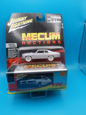 Johnny Lightning White Lightning 1974 Pontiac GTO Mecum Auctions Storage Tin (B) - Image 1 of 3
