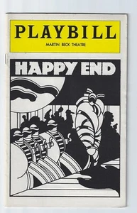 Original Playbill 1977 Happy End Christopher Lloyd Marin Beck Theatre - Picture 1 of 3