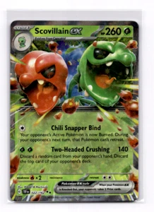 Scovillain ex 022/162 Sv05: Temporal Forces Holo - Pokemon Near Mint - Picture 1 of 2