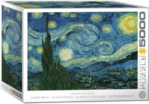 Rompecabezas Eurographics Noche estrellada 5000 piezas de Vincent van Gogh - Imagen 1 de 2