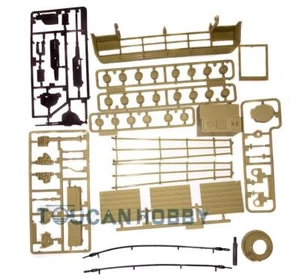 Henglong 1/16 Scale 3918 USA M1A2 Abrams RC Tank Decoration Plastic Parts Bag - Picture 1 of 1