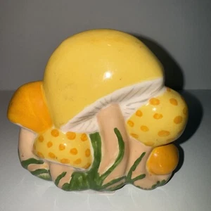 Servilleta de cerámica vintage con soporte para letras amarillo naranja - sin marca - Imagen 1 de 6