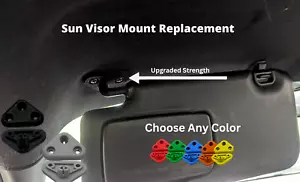Sun Visor Mount - Scion FRS Subaru BRZ Toyota 86 - ANY COLOR (2PCS) Replacement - Picture 1 of 8