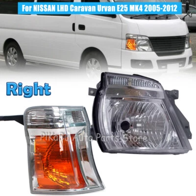 Right Headlight Lamp Corner Light For NISSAN LHD Caravan Urvan E25 MK4 2005-2012 - Image 1 of 4