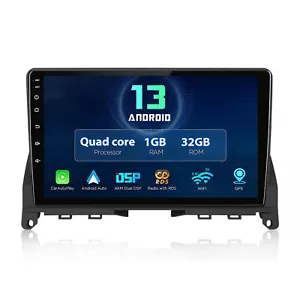 Für Mercedes Benz C Klasse W204 S204 9" Autoradio Android 13 GPS Sat Nav Carplay - Bild 1 von 13
