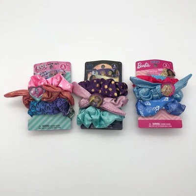 LOL Surprise Disney Wish Barbie Girl Kids Hair Set, Clips Scrunchies NEW - Image 1 of 2
