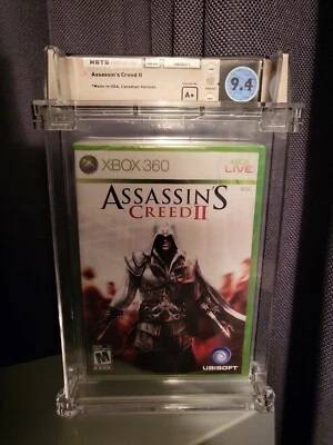 Assassins Creed 2 9.4 A+ WATA Xbox 360 Sealed. First Print - Image 1 of 3