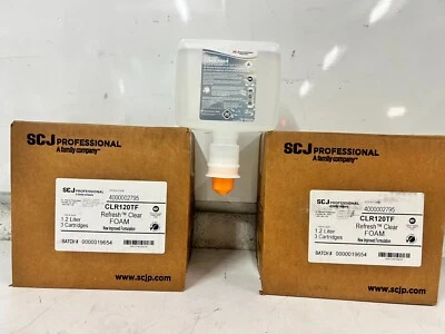 QTY 6 BOTTLES SCJ Pro Deb Stoko Unscented REFRESH Clear Foam Soap 1.2L Each - Image 1 of 4