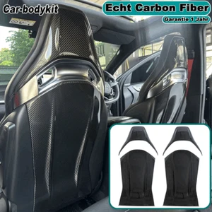 2Satz Carbon Sitzabdeckung Abdeckung Sitze für Benz W176 W117 A35 A45 CLA45AMG - Picture 1 of 16