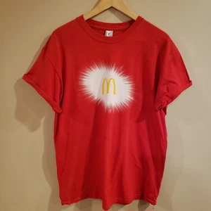Mcdonald's Employee T-Shirt Large Red - Picture 1 of 5