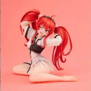 Anime Iris Tseng quadratisch schönes Mädchen sitzende Position PVC Figur Neu 12cm - Bild 1 von 5