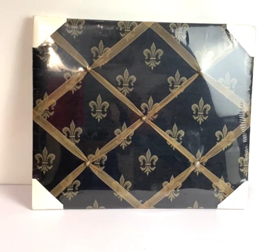 Fleur De Lis Bulletin Board New 18" x 21" - Image 1 of 4