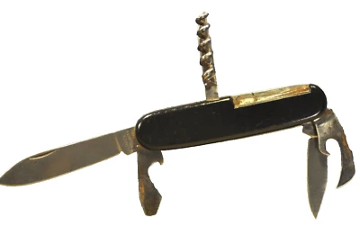 "Solingen"  Inox  Multi-Tool  Black German  c.1979's  Pocket  Knife - Image 1 of 4