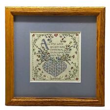 Creative Calligraphy Matted Framed All The Love Heart Print 1990