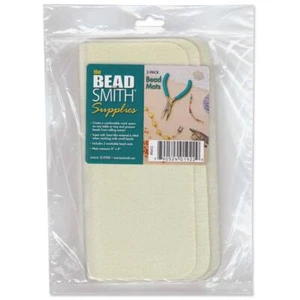 Tapetes de cuentas de 8"" x 8"" de The Bead Smith, paquete de 2 - Imagen 1 de 2
