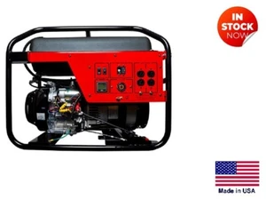 PORTABLE GENERATOR Commercial - 120/240V - 1 Phase - Honda Engine - 7,500 Watt - Picture 1 of 8