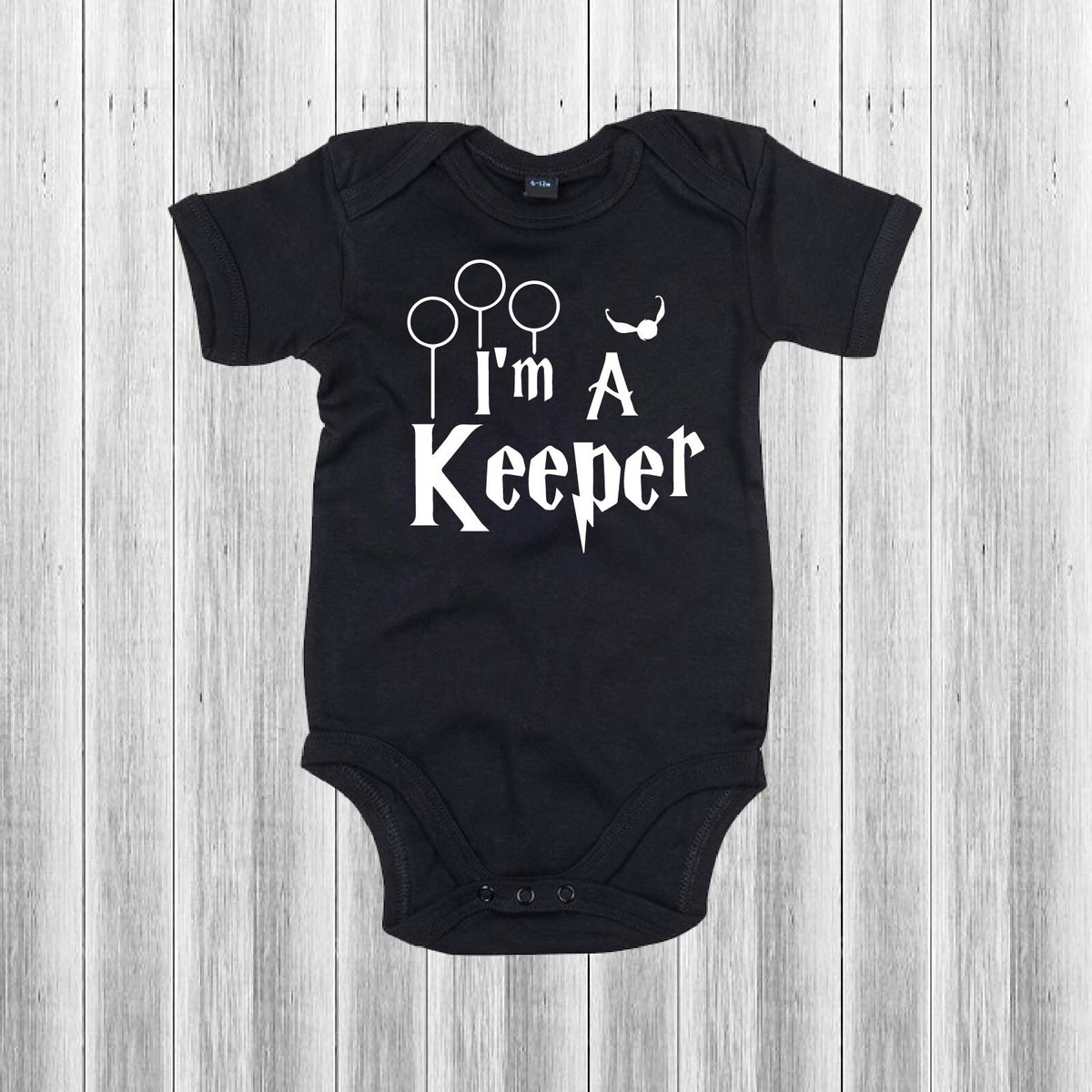 Keeper Harry Potter Onesie Baby Snuggle This Muggle Onesie Harry
