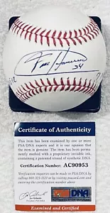 FELIX HERNANDEZ W/PG 08-15-12 & CY YOUNG 2010 PSA AUTHENTICATED SIGNED BASEBALL - Picture 1 of 5