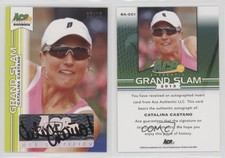 2013 Ace Authentic Grand Slam Lime Green /10 Catalina Castano #BA-CC1 Auto