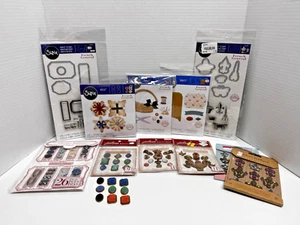 Huge French General Lot Sizzix Sewing Dies Thread Winders Jolee's + Bonus - Picture 1 of 10