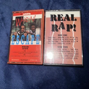 Whoodini Escape Vintage Audio Cassette & Real Rap Cassette - Picture 1 of 2
