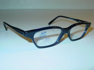 SAFILIO Eyeglasses 135mm DL7 1857 - Blue Havana Catseye Elasta - Made in Italy - Picture 1 of 8