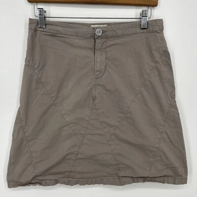 Horny 蟾蜍迷你裙女式 2 灰色卡其色有机棉短款复古 — 第 1/4 张图片