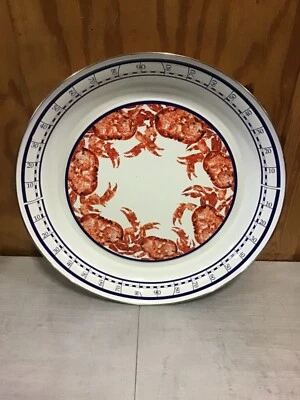 Esmalte Golden Rabbit - Patrón de cangrejo verde - Bandeja grande de 20" Foto 1 de 4