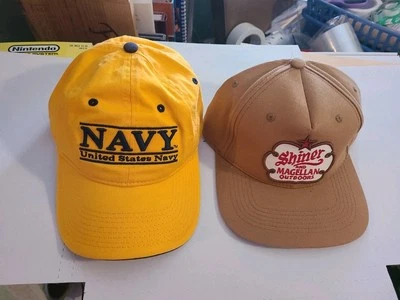 United States Navy Hat - 3 Line / Split Bar Embroidered Hat & Shiner Magellan  Foto 1 de 4