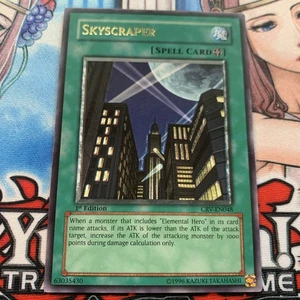 Rascacielos Yugioh - CRV-EN048 1ª Edición Ultimate Raro ¡Sin Lámina Error de Impresión! - Imagen 1 de 6