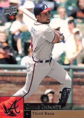 2009 Upper Deck - Omar Infante #522 - Image 1 of 2