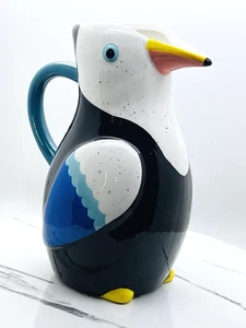 Ceramic Toucan Bird Vase 7-3/4" Tall -Use to Water Your Plants! Holds 30 oz-New - Picture 1 of 8