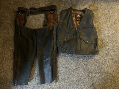 Chaleco y gorras estilo Harley Davidson Billings Foto 1 de 4