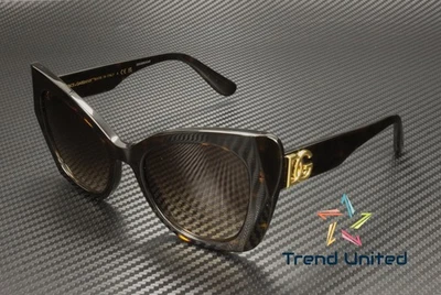 Gafas de sol para mujer Dolce & Gabbana DG4405 502 13 Havana marrón degradado 53 mm Foto 1 de 4