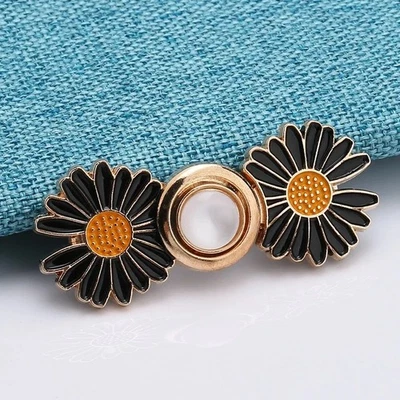 Lady Detachable Pant Cloths Waist Tightener Flower No Sewing Waist Buckles Loose - Image 1 of 4