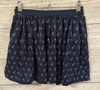 Ralph Lauren Niñas Falda Azul Marino Con Anclas Blancas Náutica Talla Juvenil XL 16 Foto 1 de 4