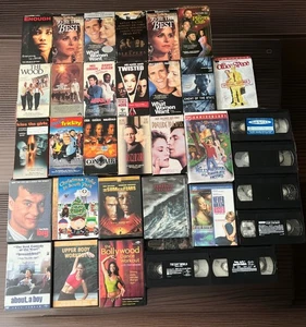 Vintage VHS & DVD Lot – 22 Classic 80s/90s Movies + 8 DVDs Retro Collector Set - Picture 1 of 23