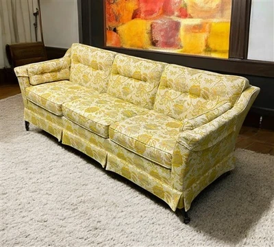 Sofá Flexsteel, sofá vintage de mediados de siglo, sofá de habitación familiar, Davenport, salón Foto 1 de 4